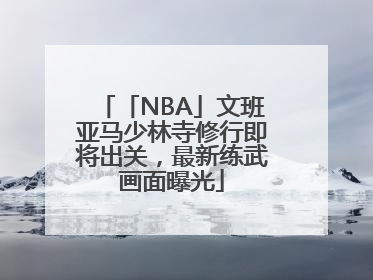 「NBA」文班亚马少林寺修行即将出关，最新练武画面曝光