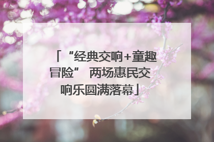“经典交响+童趣冒险” 两场惠民交响乐圆满落幕