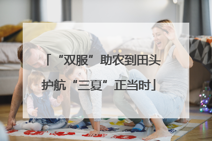 “双服”助农到田头 护航“三夏”正当时