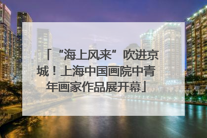 “海上风来”吹进京城！上海中国画院中青年画家作品展开幕