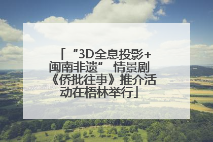 “3D全息投影+闽南非遗” 情景剧《侨批往事》推介活动在梧林举行