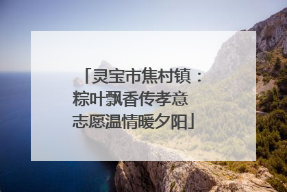 灵宝市焦村镇：粽叶飘香传孝意 志愿温情暖夕阳