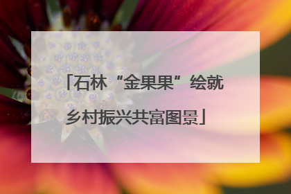 石林“金果果”绘就乡村振兴共富图景