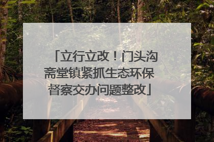 立行立改！门头沟斋堂镇紧抓生态环保督察交办问题整改