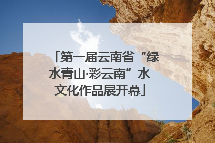 第一届云南省“绿水青山·彩云南”水文化作品展开幕