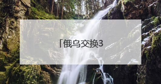 俄乌交换307名战俘