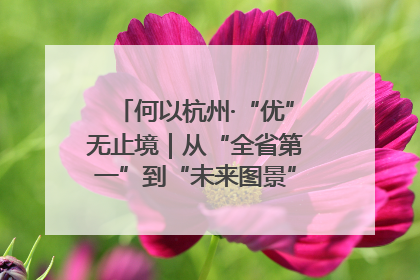 何以杭州·“优”无止境｜从“全省第一”到“未来图景” 余杭加速航行