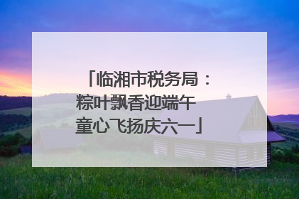 临湘市税务局：粽叶飘香迎端午 童心飞扬庆六一