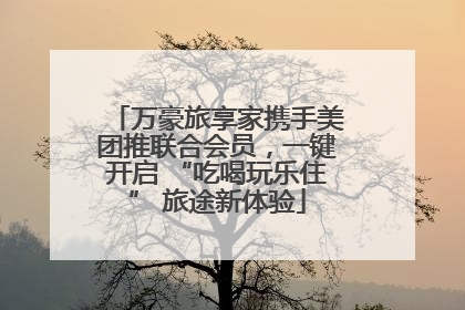 万豪旅享家携手美团推联合会员，一键开启 “吃喝玩乐住” 旅途新体验
