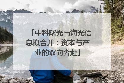中科曙光与海光信息拟合并：资本与产业的双向奔赴