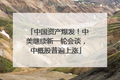 中国资产爆发！中美继续新一轮会谈，中概股普遍上涨