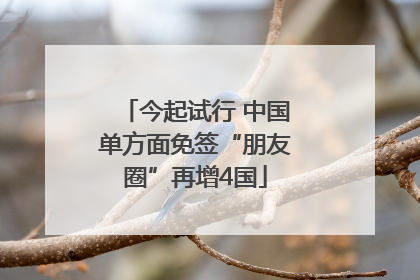 今起试行 中国单方面免签“朋友圈”再增4国