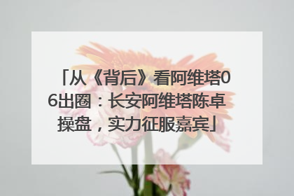 从《背后》看阿维塔06出圈：长安阿维塔陈卓操盘，实力征服嘉宾