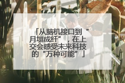 从脑机接口到“月壤成纤”，在上交会感受未来科技的“万种可能”