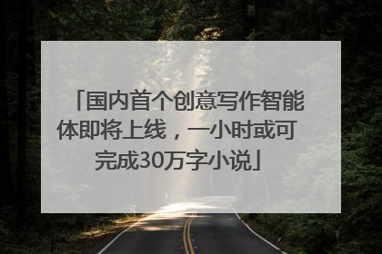 国内首个创意写作智能体即将上线，一小时或可完成30万字小说