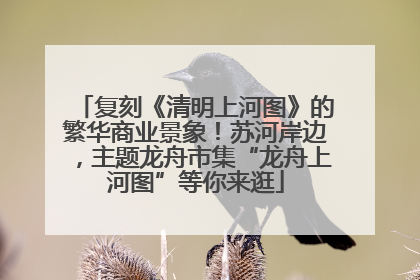 复刻《清明上河图》的繁华商业景象！苏河岸边，主题龙舟市集“龙舟上河图”等你来逛