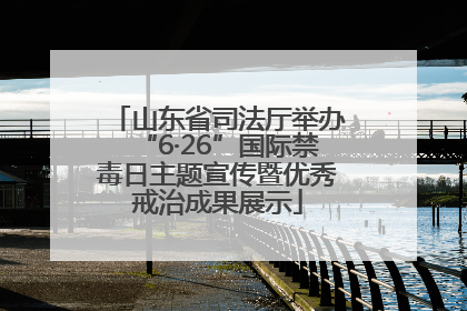 山东省司法厅举办“6·26”国际禁毒日主题宣传暨优秀戒治成果展示
