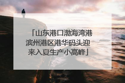 山东港口渤海湾港滨州港区港华码头迎来入夏生产小高峰