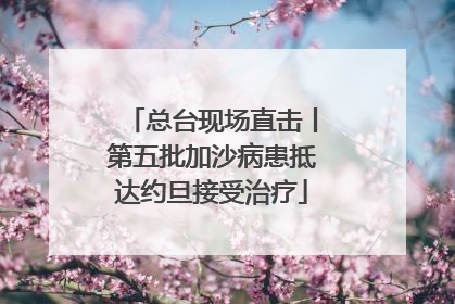 总台现场直击丨第五批加沙病患抵达约旦接受治疗