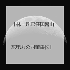 林一凡已任国网山东电力公司董事长