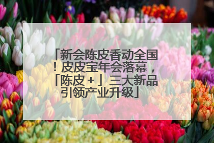新会陈皮香动全国！皮皮宝年会落幕，「陈皮＋」三大新品引领产业升级