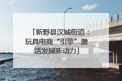新野县汉城街道：玩具电商“引擎”激活发展新动力