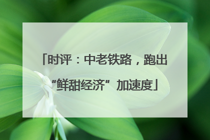 时评：中老铁路，跑出“鲜甜经济”加速度