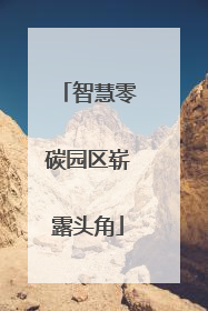智慧零碳园区崭露头角