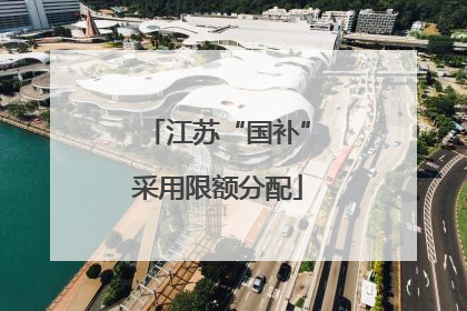 江苏“国补”采用限额分配