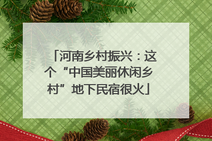 河南乡村振兴：这个“中国美丽休闲乡村”地下民宿很火