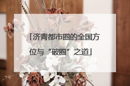 济青都市圈的全国方位与“破圈”之道