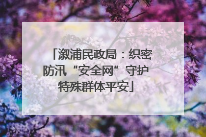 溆浦民政局：织密防汛“安全网”守护特殊群体平安