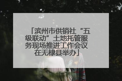 滨州市供销社“五级联动”土地托管服务现场推进工作会议在无棣县举办