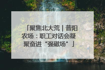 聚焦北大荒｜普阳农场：职工对话会凝聚奋进“强磁场”