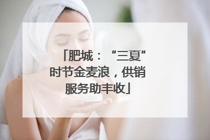 肥城：“三夏”时节金麦浪，供销服务助丰收