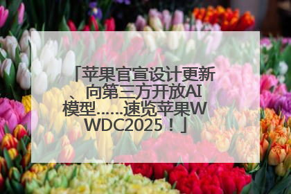 苹果官宣设计更新、向第三方开放AI模型……速览苹果WWDC2025！