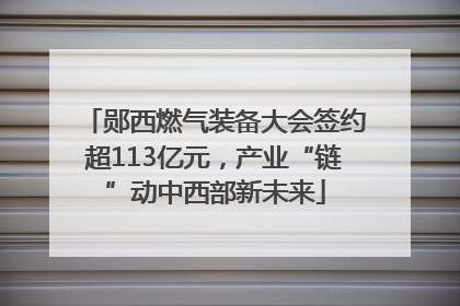郧西燃气装备大会签约超113亿元，产业“链”动中西部新未来