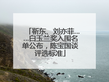靳东、刘亦菲……白玉兰奖入围名单公布，陈宝国谈评选标准