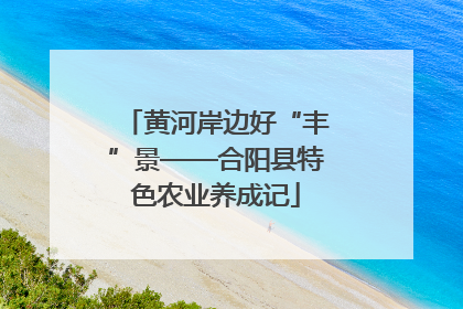黄河岸边好“丰”景——合阳县特色农业养成记