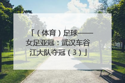 （体育）足球——女足亚冠：武汉车谷江大队夺冠（3）