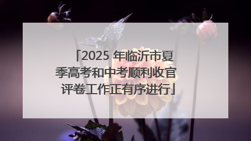 2025 年临沂市夏季高考和中考顺利收官 评卷工作正有序进行