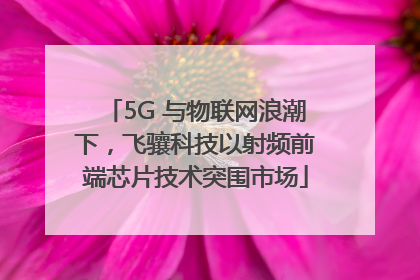 5G 与物联网浪潮下，飞骧科技以射频前端芯片技术突围市场