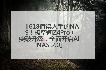 618值得入手的NAS！极空间Z4Pro+突破升级，全面开启AINAS 2.0